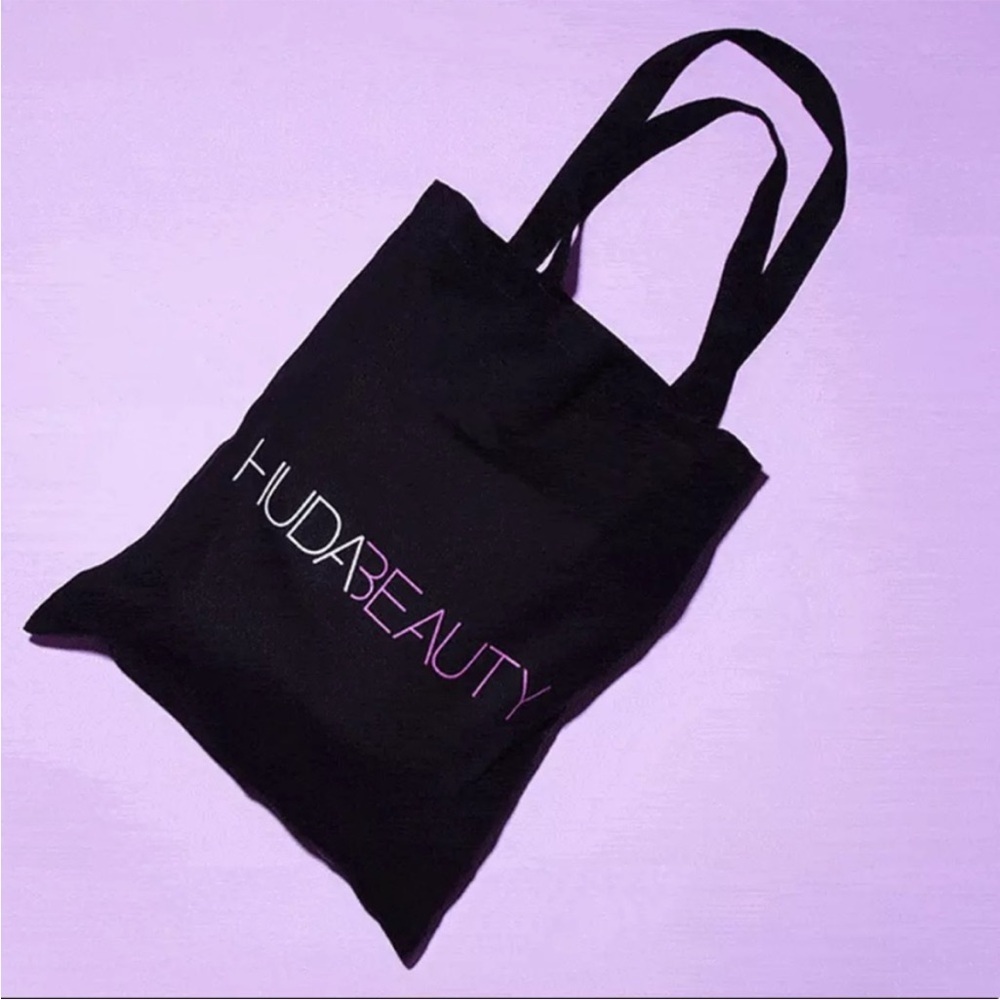 Huda Beauty Black Tote Bag